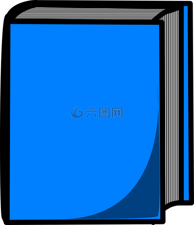 書,關(guān)閉,藍色