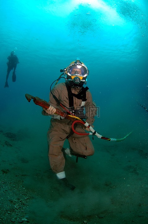 潛水員,打撈,海軍
