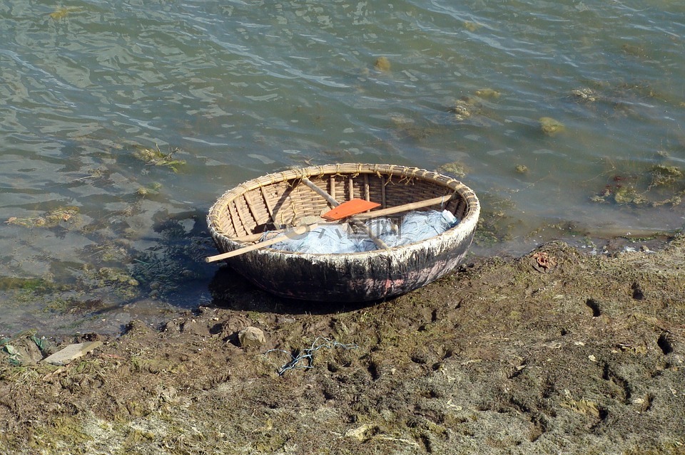 木筏,湖,水库
