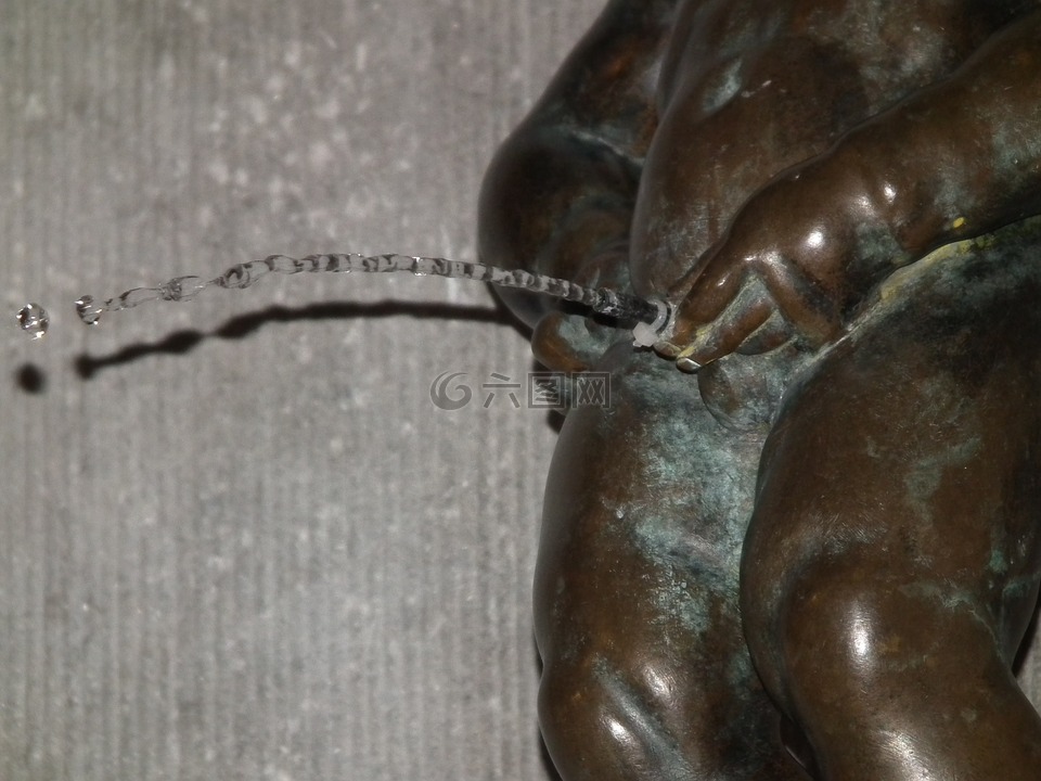 布鲁塞尔,manneken pis,水