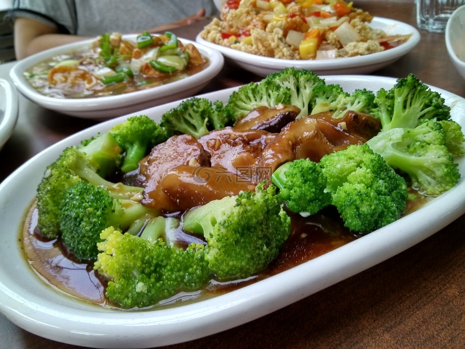 蘑菇,黑蘑菇,湯
