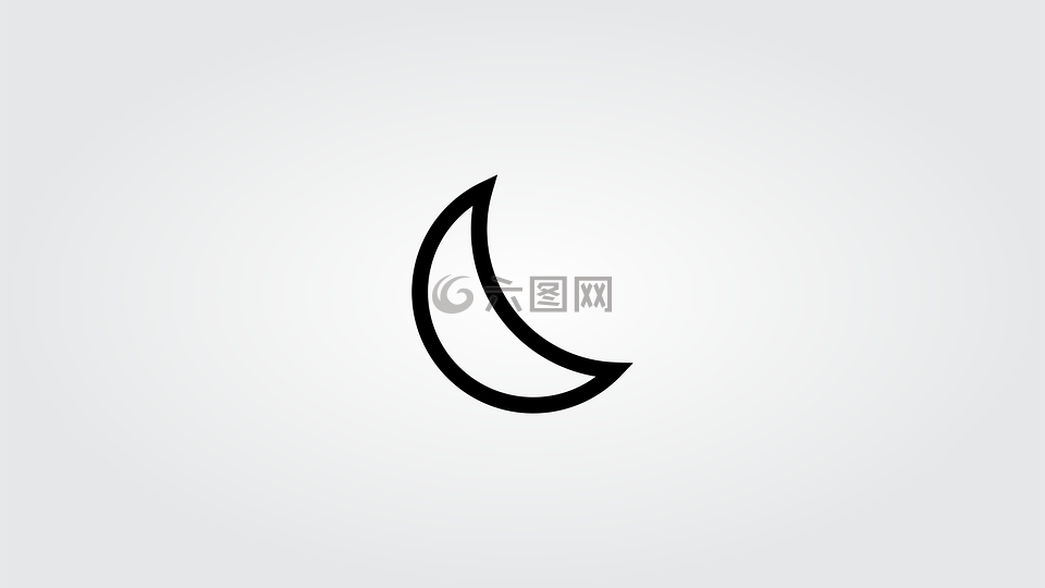 月亮,夜,時間