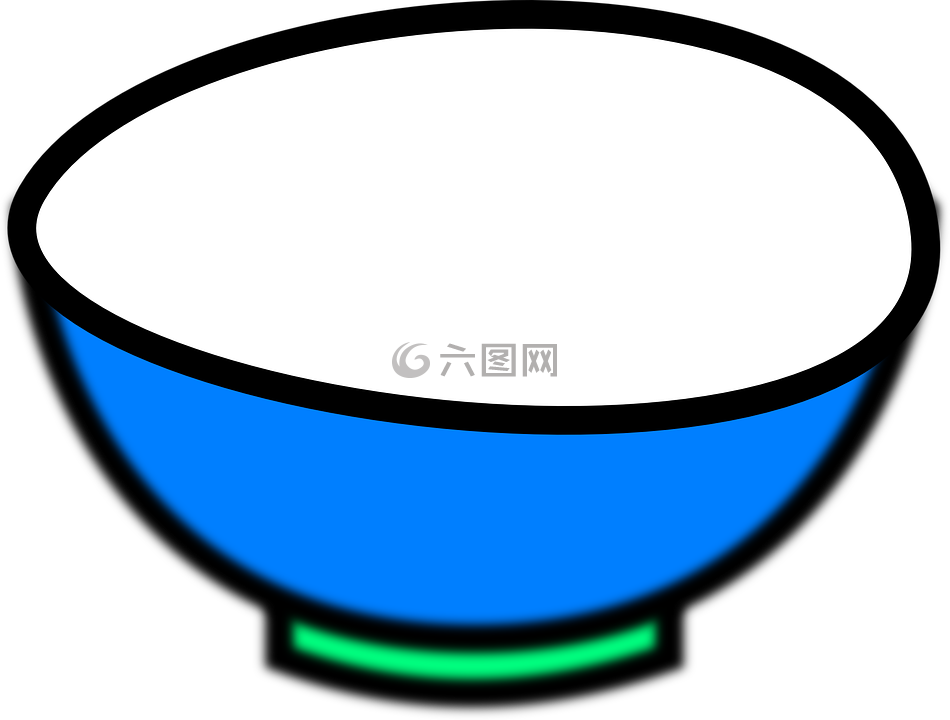 碗,藍(lán)色,湯