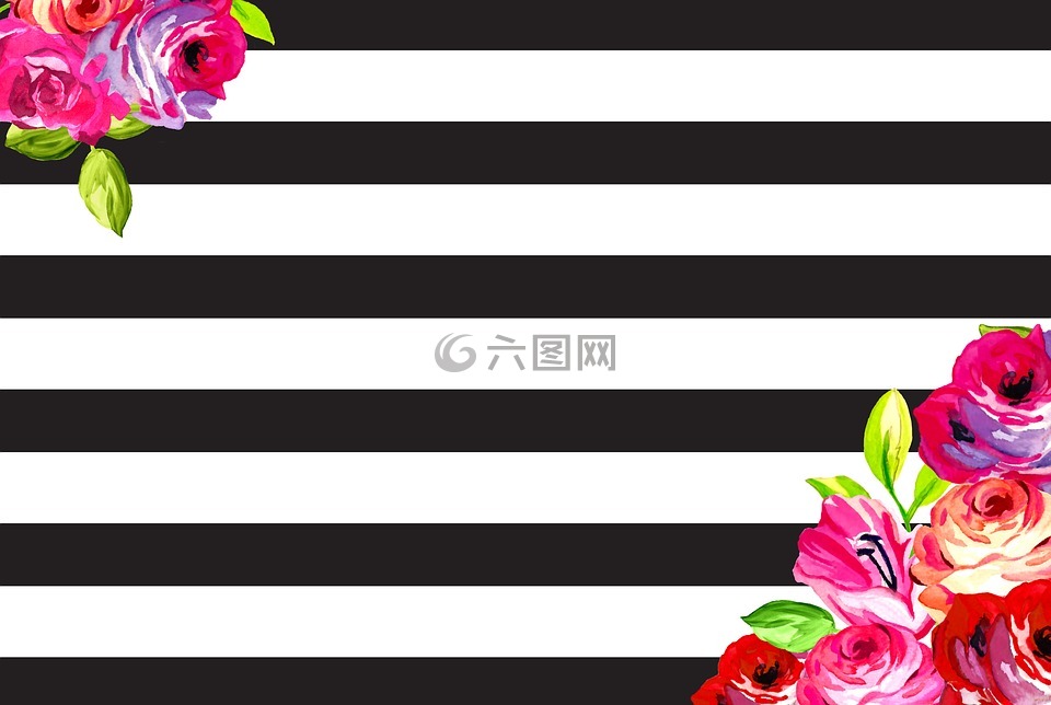 計算,背景,鮮花