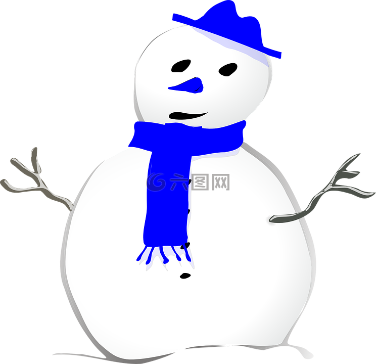雪人,冬天,冷