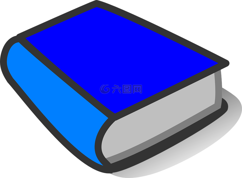 書,藍(lán)色,明亮的藍(lán)色