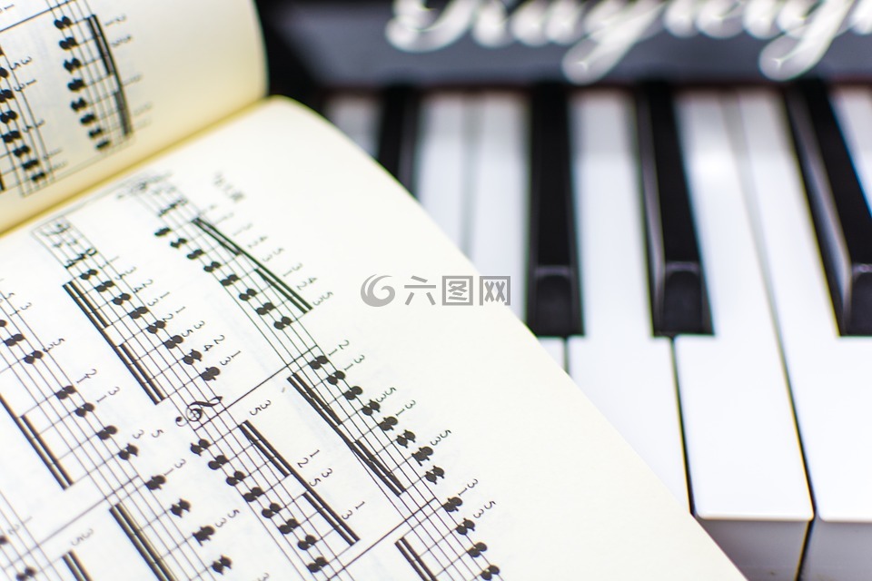 鋼琴,音樂(lè),琴譜