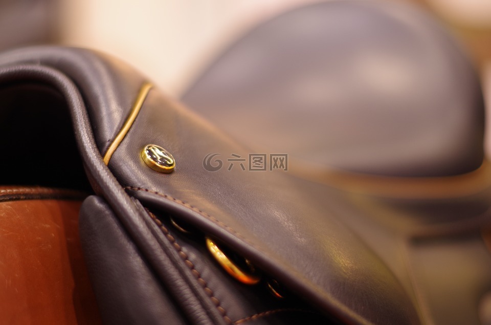 鞍,皮馬鞍,騎