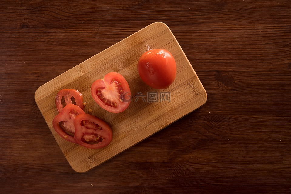 番茄,食品,素