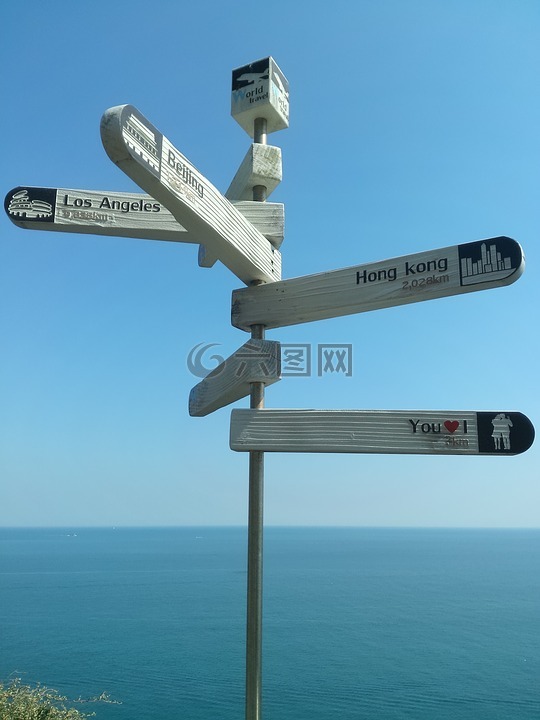 方向,路標(biāo),釜山