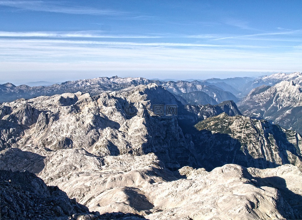 岩,小山,山