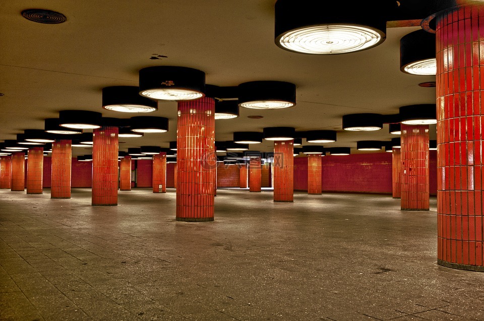 柏林,u-bahn站icc,u