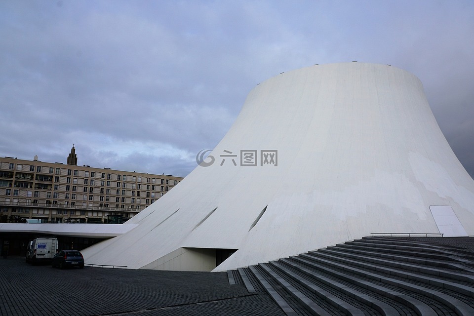 勒阿弗爾,大廳,法國