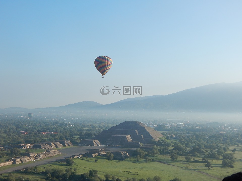 特奧蒂瓦坎,墨西哥,考古區(qū)