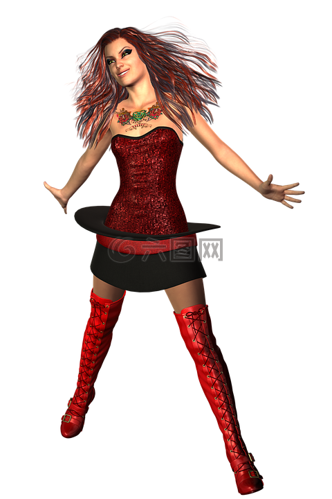 女子,服飾,友好