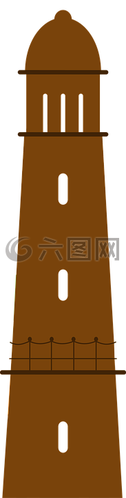 mercusuar,棕色,海灘