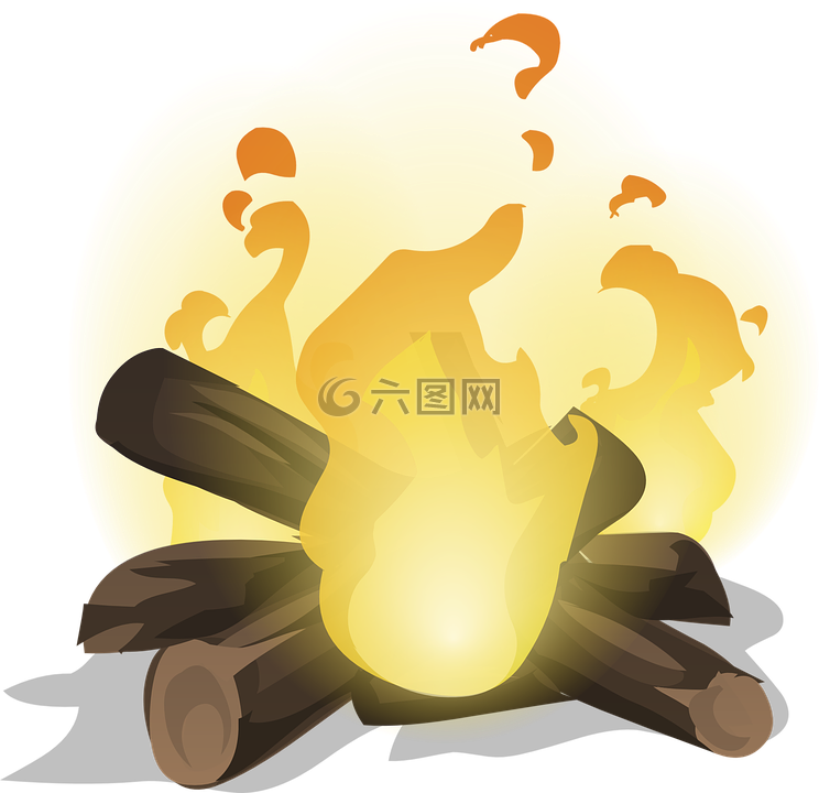 火,篝火,火焰