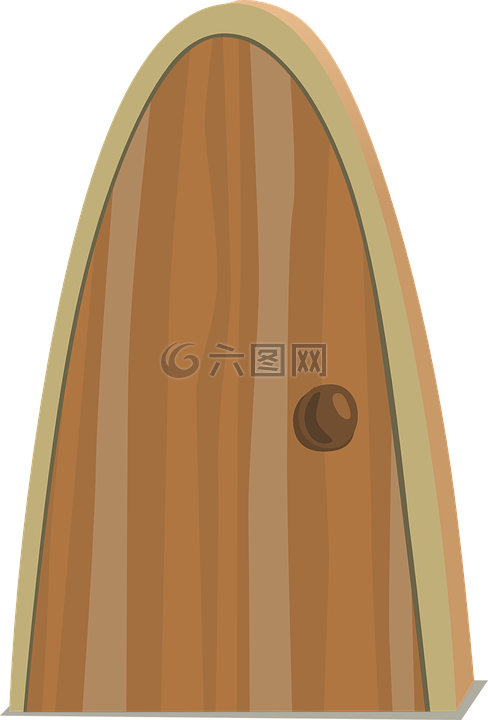 門,木材,木