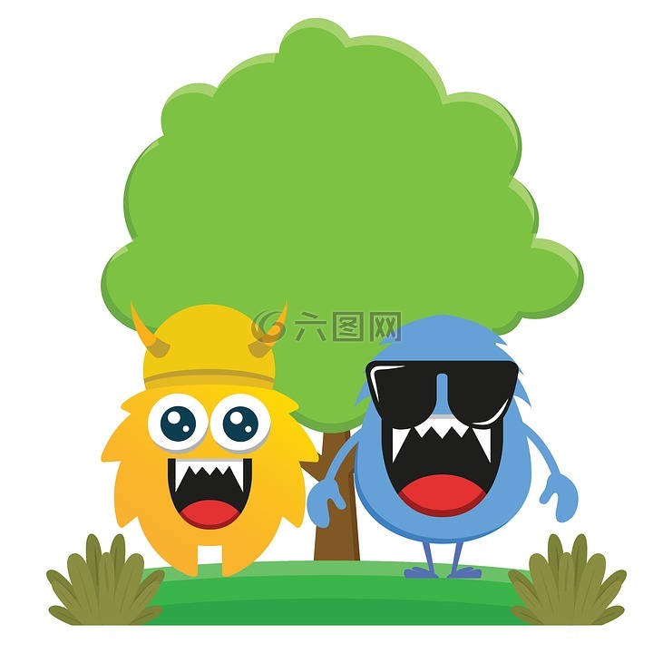 怪物,樹(shù),圖