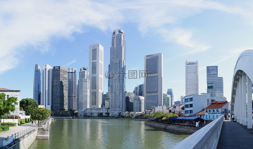新加坡,城市,天際線