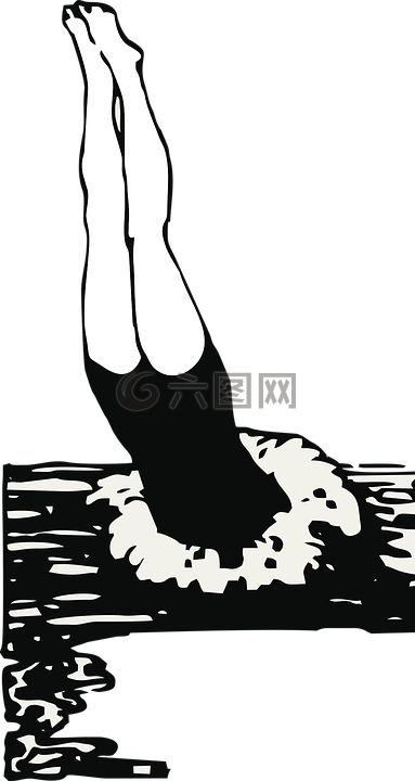 游泳,潛水,游泳者