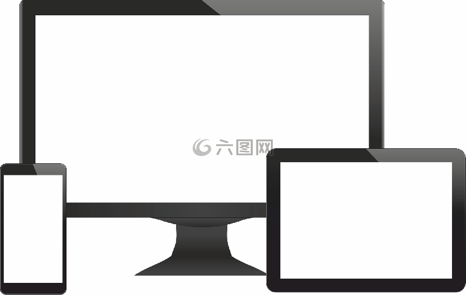 監(jiān)視器,片劑,智能手機(jī)
