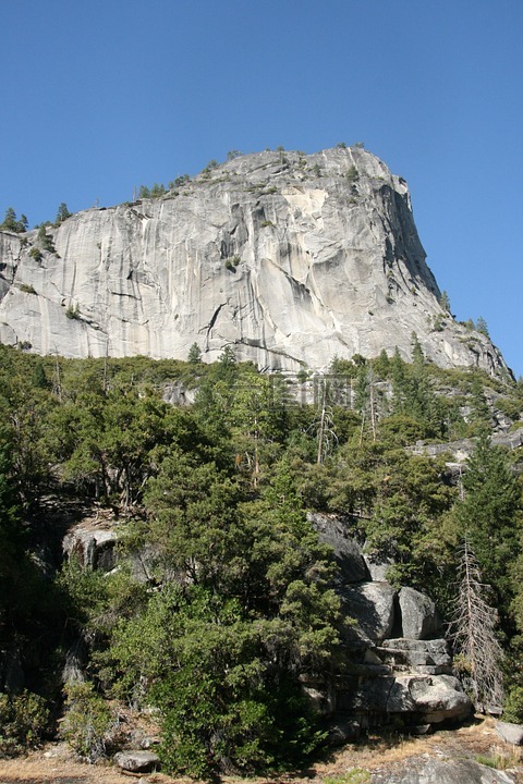 優(yōu)勝美地,山,花崗巖