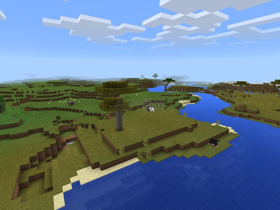 minecraft,江景,游戲