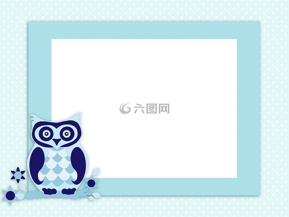 猫头鹰,邀请,卡
