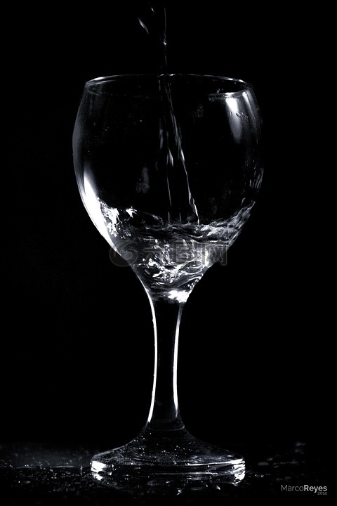 杯,水,液體
