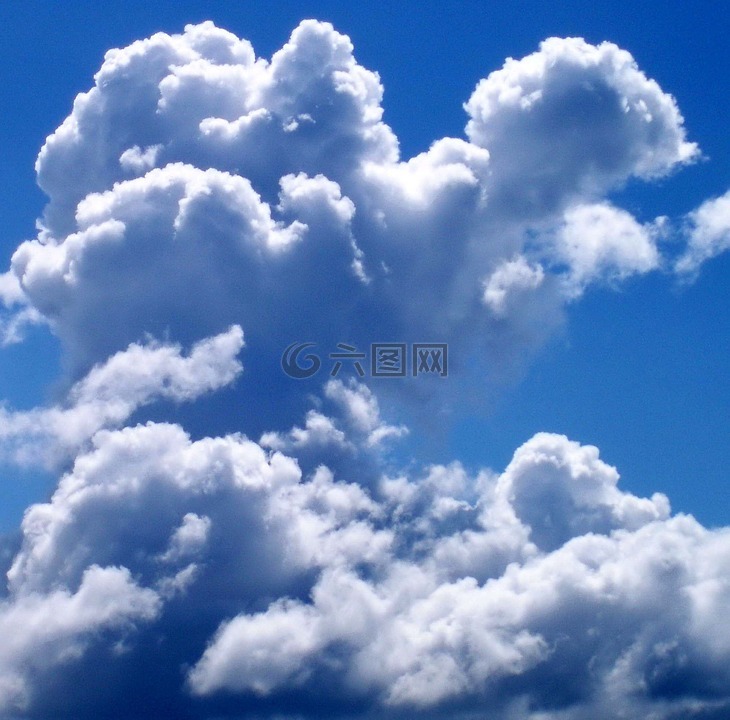 云,天空,積云