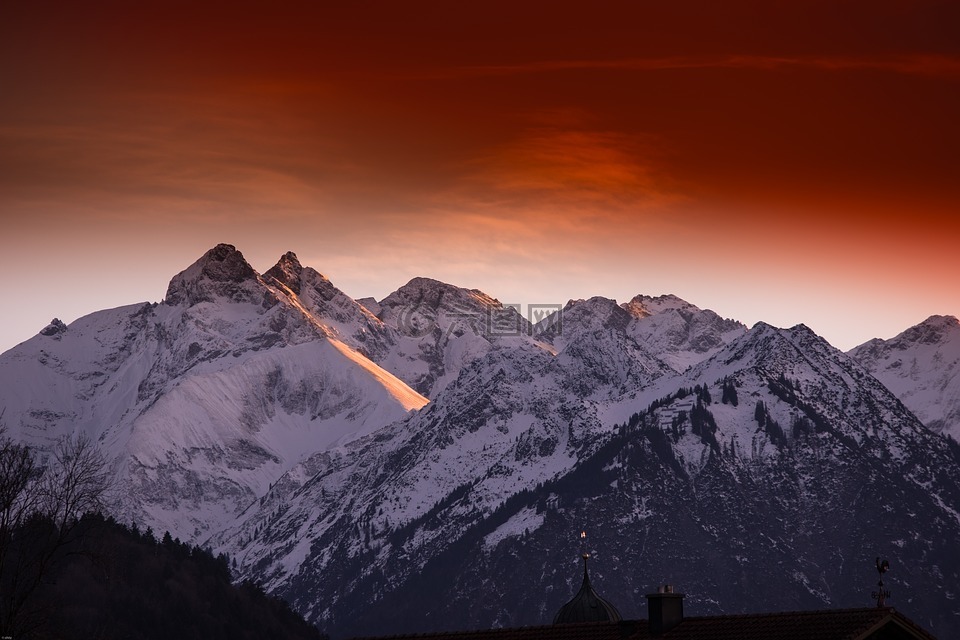 阿爾高,高山,山