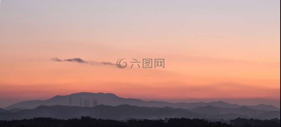 晚霞,增城,夕陽(yáng)