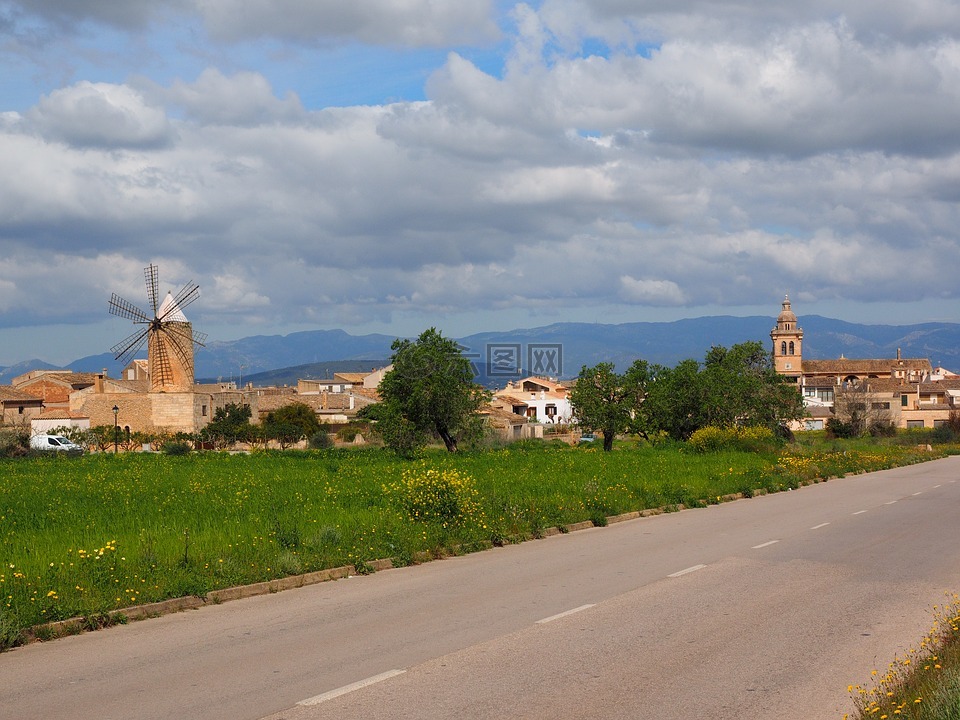 algaida,风车,磨