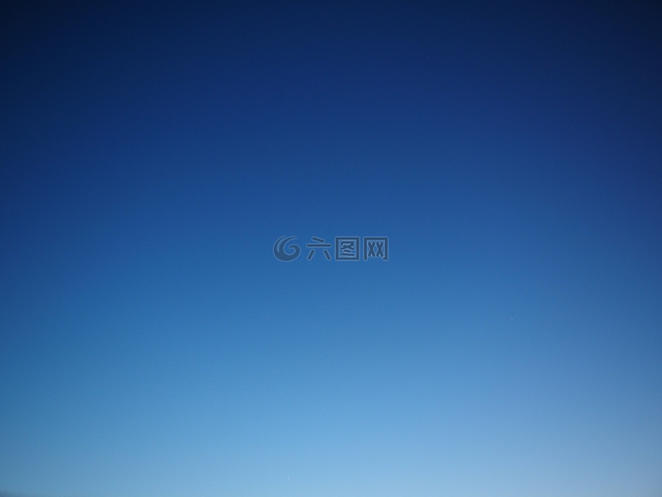 天空,傍晚的天空,夜晚的天空