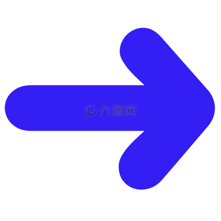 箭頭,藍色,播放