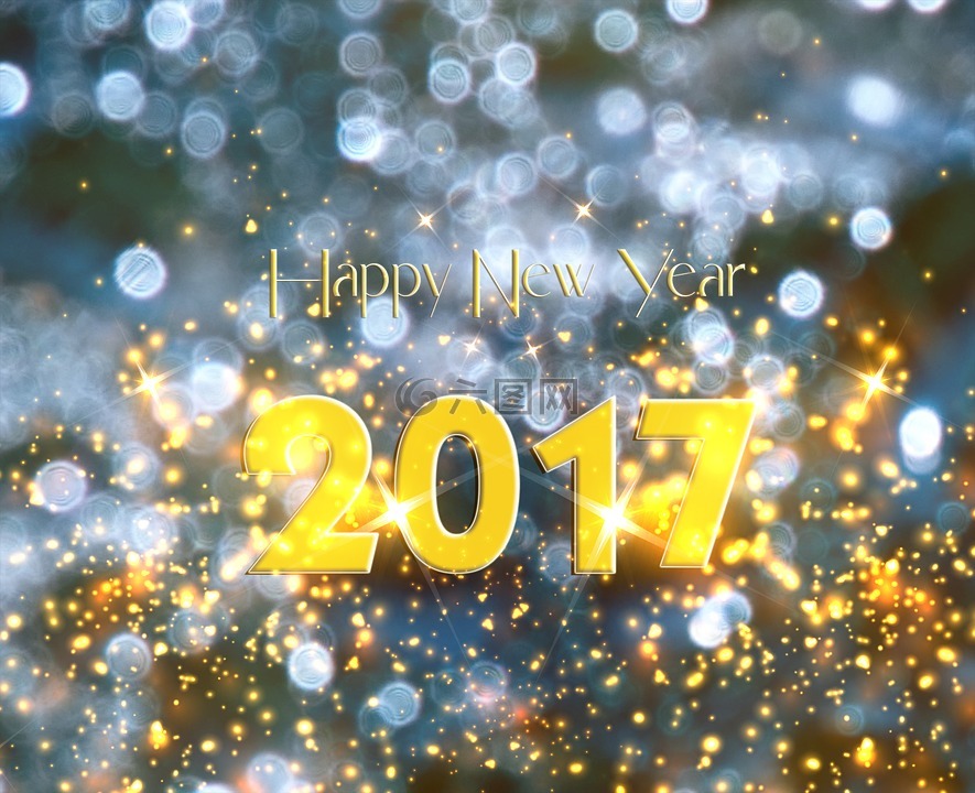 新的一年的一天,2017,新年除夕