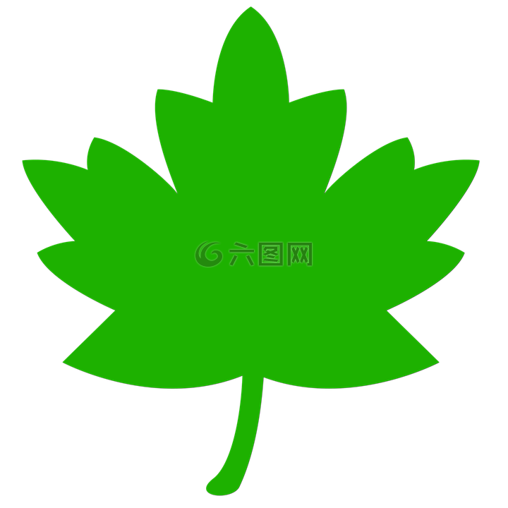 圖標,葉子,綠色