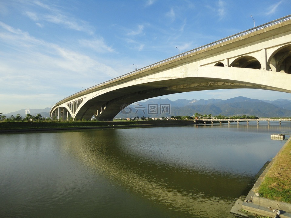 橋,臺灣,河