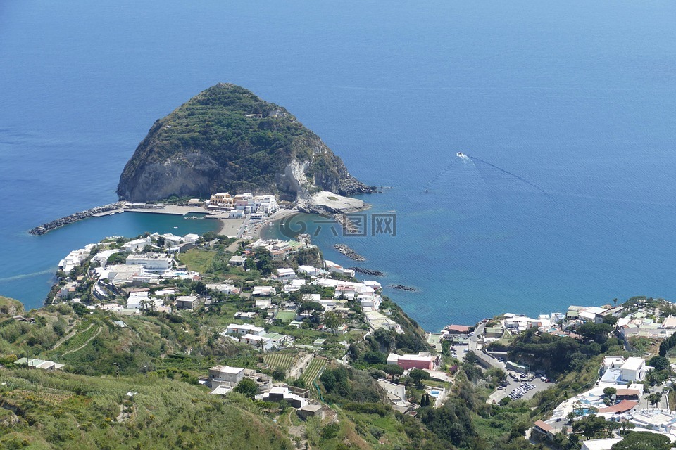 伊斯基亞島,意大利,地中海