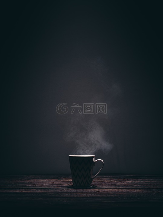 杯,蒸,煙