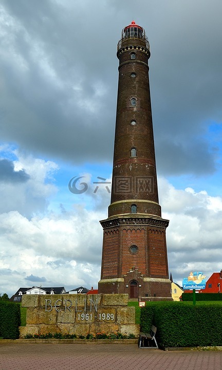 燈塔,borkum,指路明燈