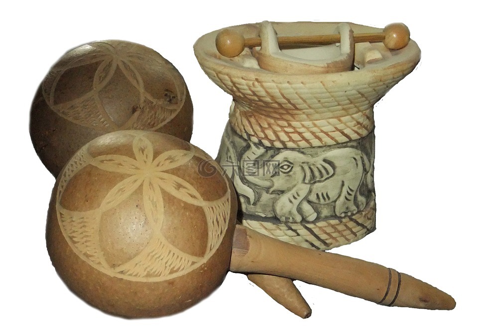 撥浪鼓,精油,燈