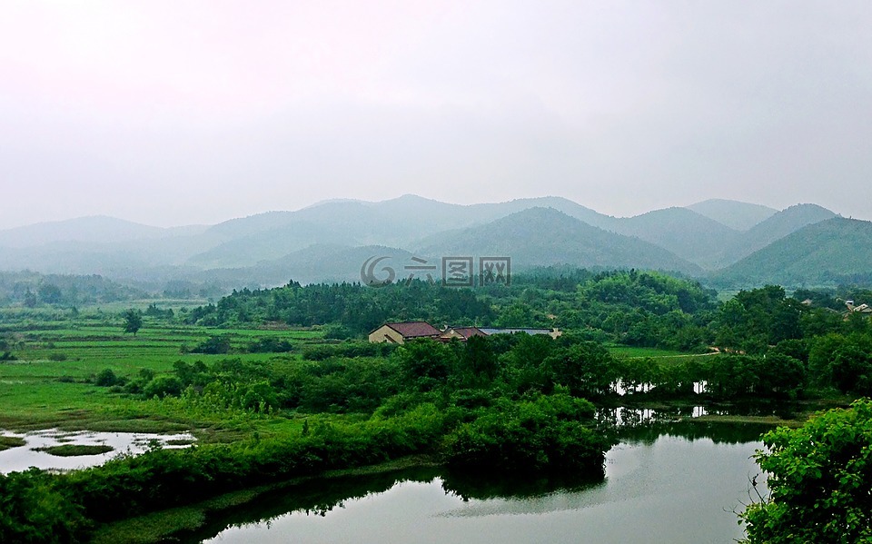 中國,伍元山,水
