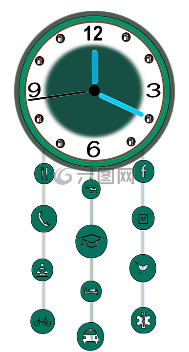 時(shí)鐘,時(shí)間,分鐘