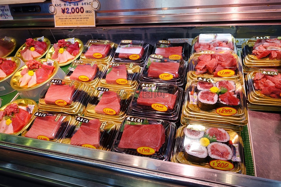 鮪魚,大阪,黑門三平