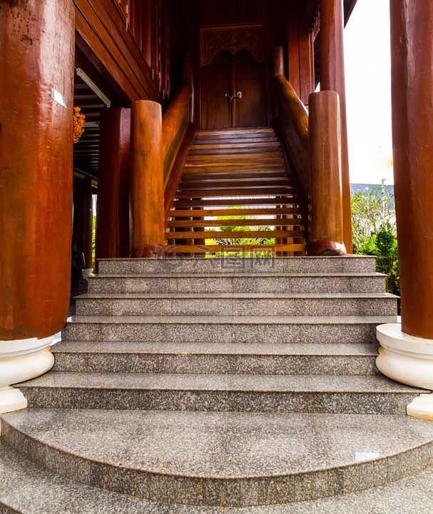 樓梯,寺復(fù)雜,廟