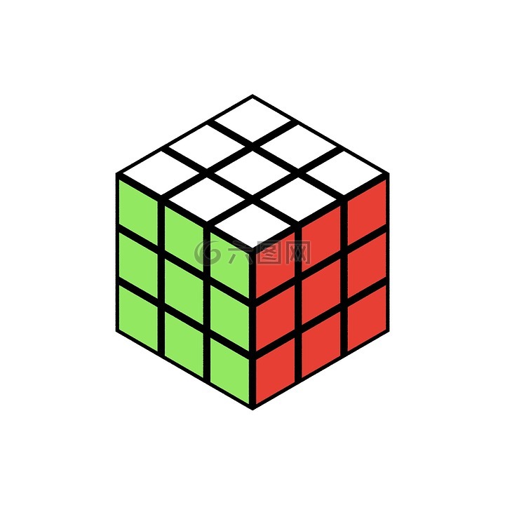 rubiks 多維數(shù)據(jù)集,魔方,等軸