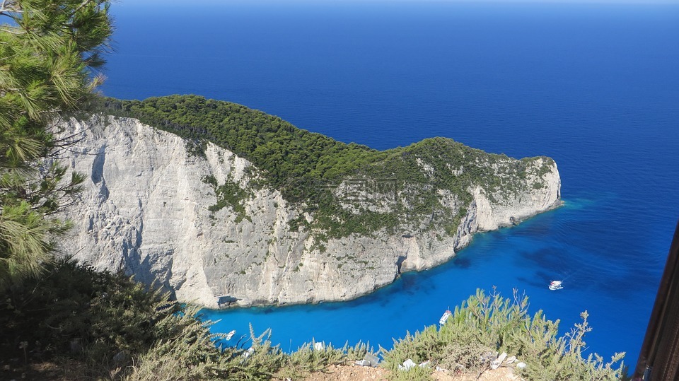 希臘,zakynthos,navagio海灣