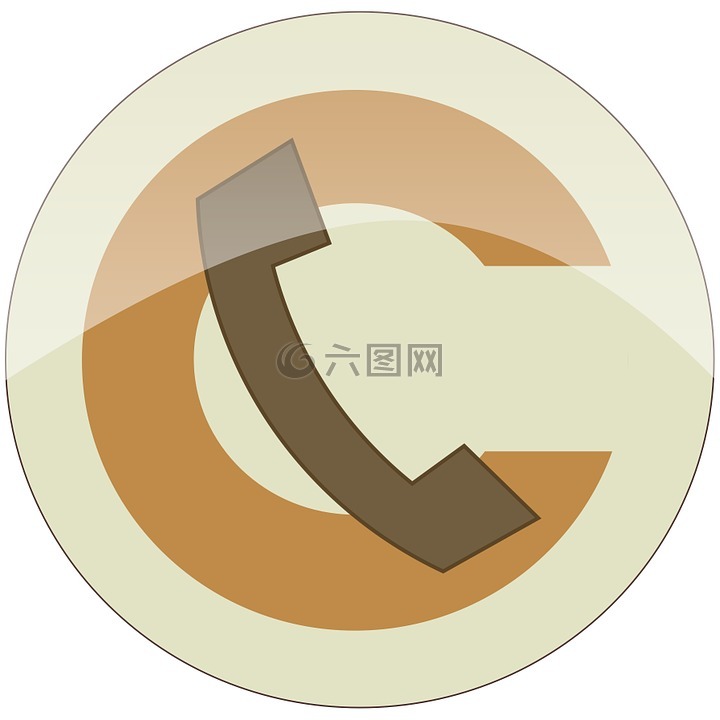 通話,圖標,電話
